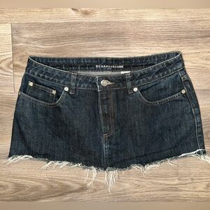 Vintage Marc Jacobs Dark Blue Denim Mini Skirt Y2K